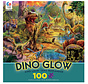 Ceaco Dino Glow: Dino Landscape Puzzle 100pcs