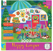 Ceaco Ceaco Happy Campers: Lake Camper Puzzle 300pcs Oversized
