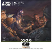 Ceaco Ceaco Thomas Kinkade Star Wars The Mandalorian - An Uneasy Alliance  Puzzle 550pcs