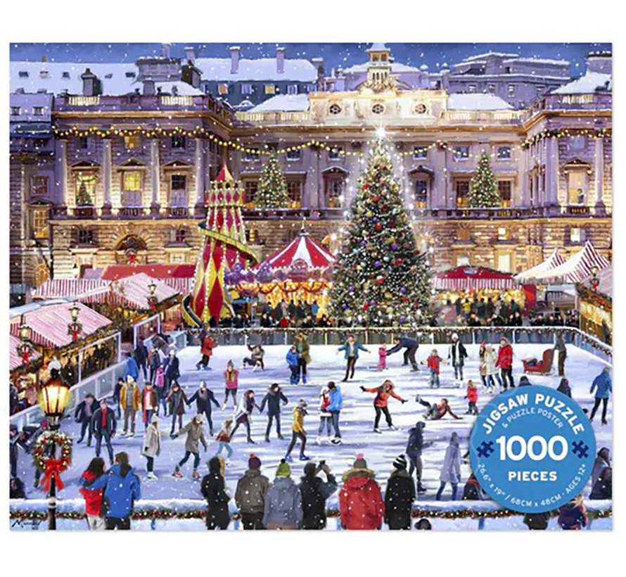 Ceaco Classic Christmas - Winter Skating Puzzle 1000pcs