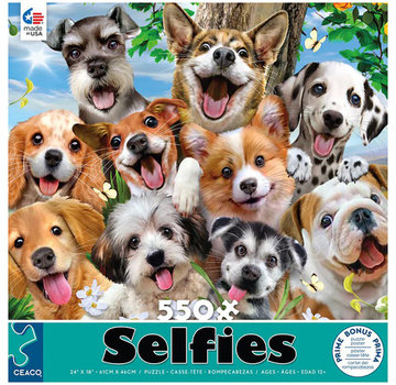 Ceaco Ceaco Selfies Selfie Pups Puzzle 550pcs