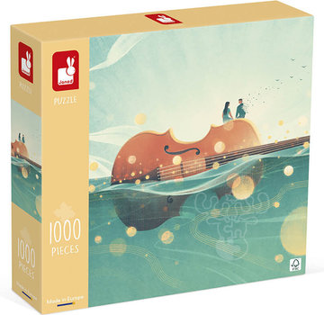 Janod FINAL SALE Janod Violin Voyage Puzzle 1000pcs