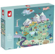 Janod FINAL SALE Janod Trip To Harmony Island Puzzle 1500pcs