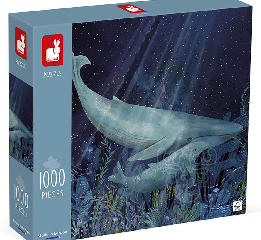 Janod Whales in the Deep Puzzle 1000pcs