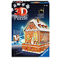Ravensburger 3D Gingerbread House Night Edition Puzzle