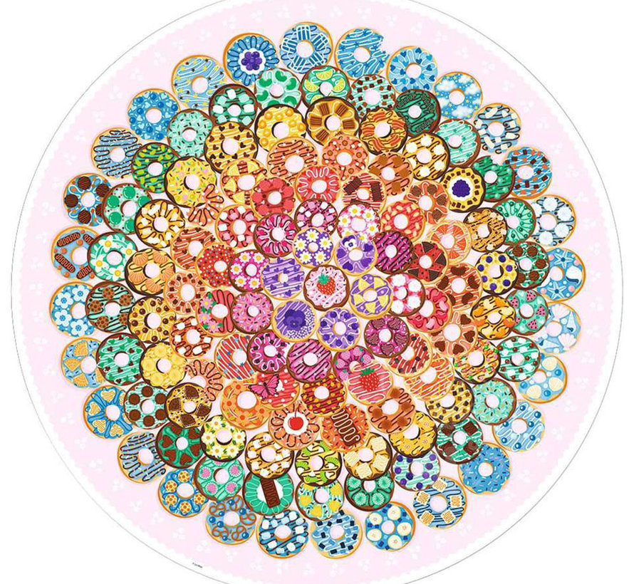 Ravensburger Circle of Colors: Donuts Round Puzzle 500pcs