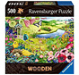 Ravensburger Nature Garden Wooden Puzzle 500pc