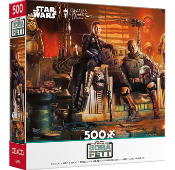 Ceaco Ceaco Thomas Kinkade Star Wars The Mandalorian - A New Beginning Puzzle 500pcs