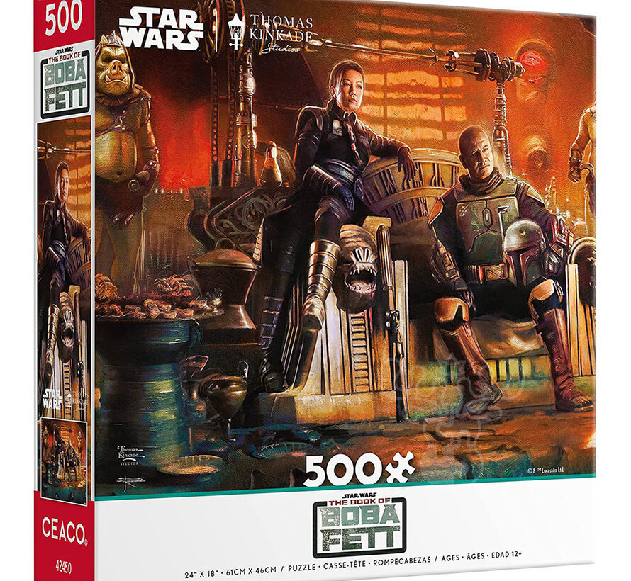 Ceaco Thomas Kinkade Star Wars The Mandalorian - A New Beginning Puzzle 500pcs
