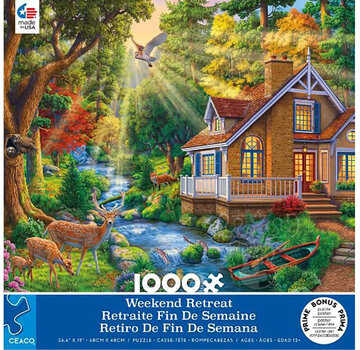 Ceaco Ceaco Weekend Retreat: Lakehouse Puzzle 1000pcs