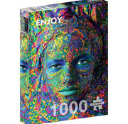 ENJOY Puzzle Enjoy Woman with Color Art Makeup Puzzle 1000pcs