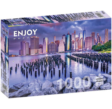 ENJOY Puzzle Enjoy Cloudy Sky Over Manhattan, New York Puzzle 1000pcs