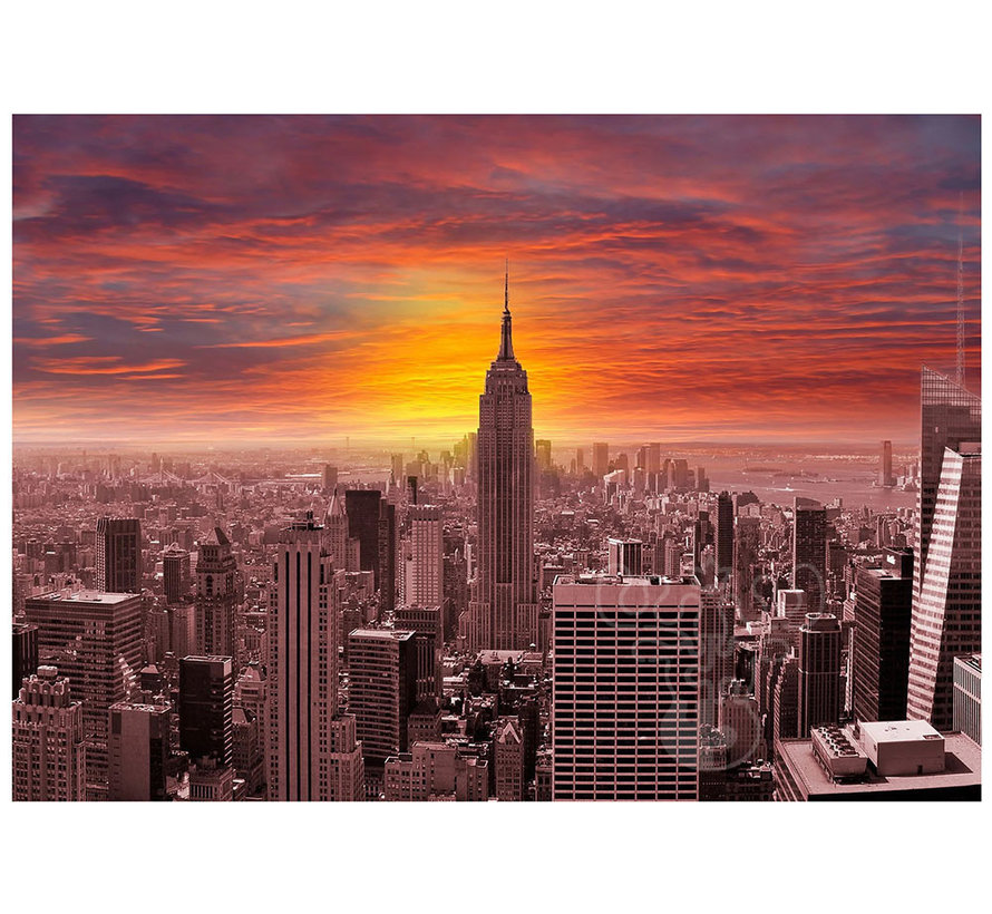 Enjoy Sunset Over New York Skyline Puzzle 1000pcs