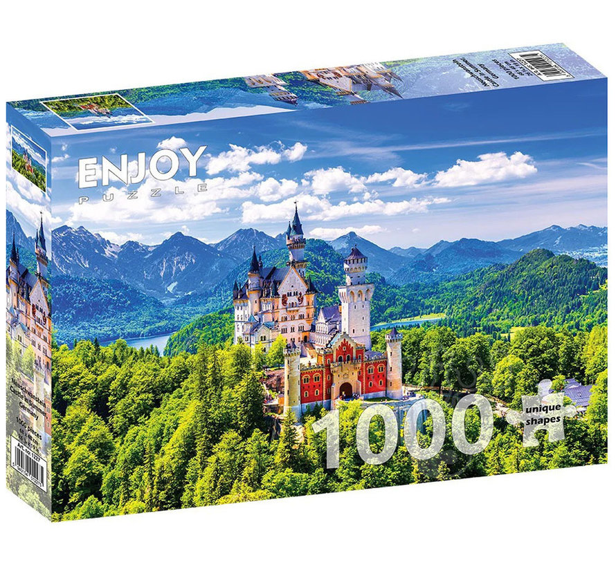 Enjoy Neuschwanstein Castle in Summer, Germany Puzzle 1000pcs