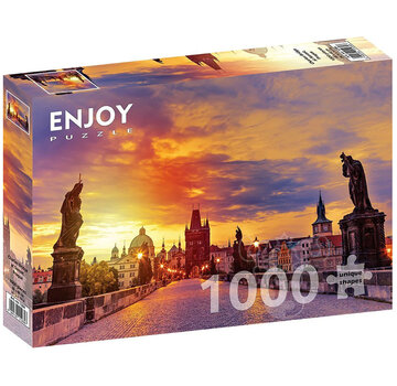 ENJOY Puzzle Enjoy Charles Bridge at Sunset, Prague Puzzle 1000pcs