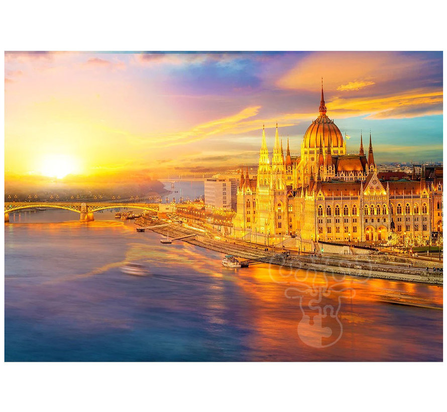 Enjoy Hungarian Parliament at Sunset, Budapest Puzzle 1000pcs