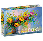 Enjoy Bouquet with Yellow Flowers Puzzle 1000pcs