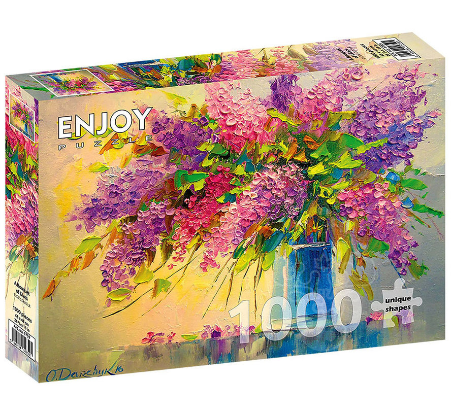 Enjoy A Bouquet of Lilacs Puzzle 1000pcs