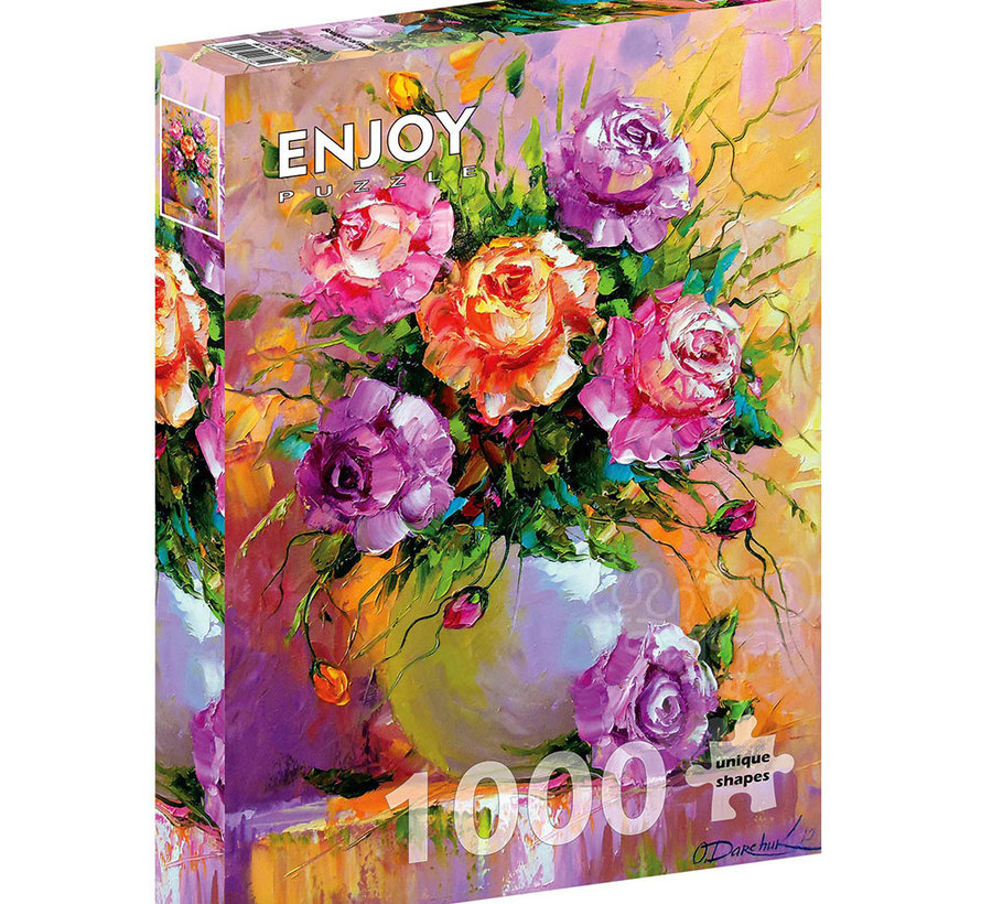 Enjoy Bouquet of Roses Puzzle 1000pcs