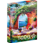 ENJOY Puzzle FINAL SALE Enjoy Sea View Through the Arch Puzzle 1000pcs