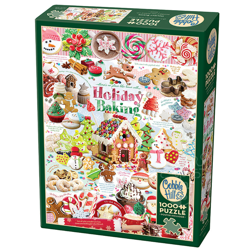 Cobble Hill Holiday Baking Puzzle 1000pcs Puzzles Canada