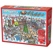 Cobble Hill Puzzles Cobble Hill Doodletown 12 Days of Christmas Puzzle 1000pcs