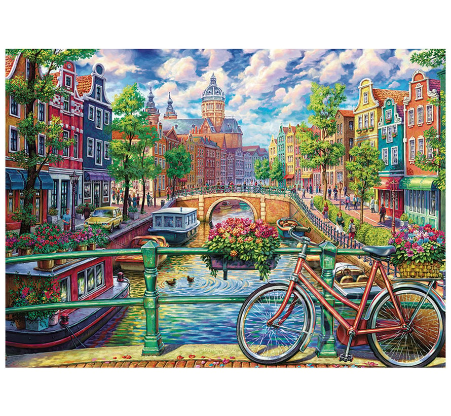 Cobble Hill Amsterdam Canal Puzzle 1000pcs