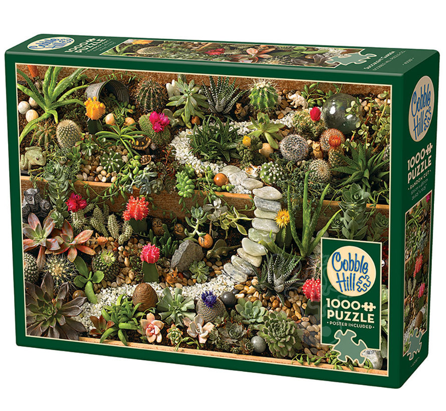Cobble Hill Succulent Garden Puzzle 1000pcs