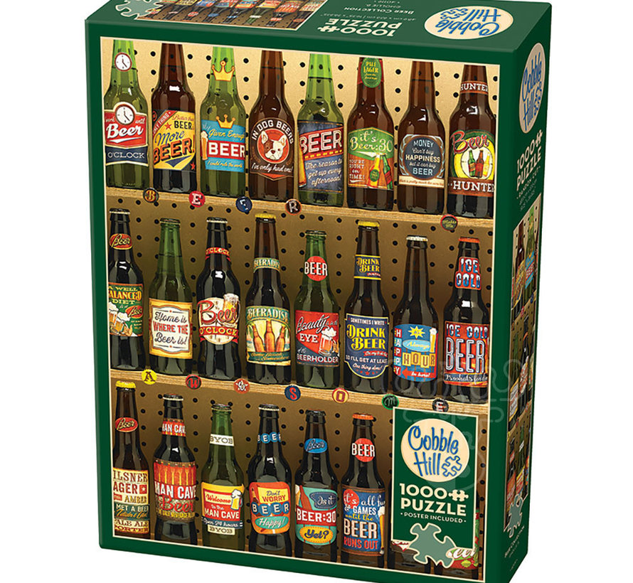 Cobble Hill Beer Collection Puzzle 1000pcs