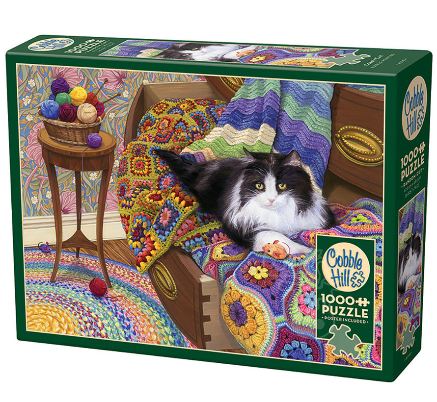 Cobble Hill Comfy Cat Puzzle 1000pcs