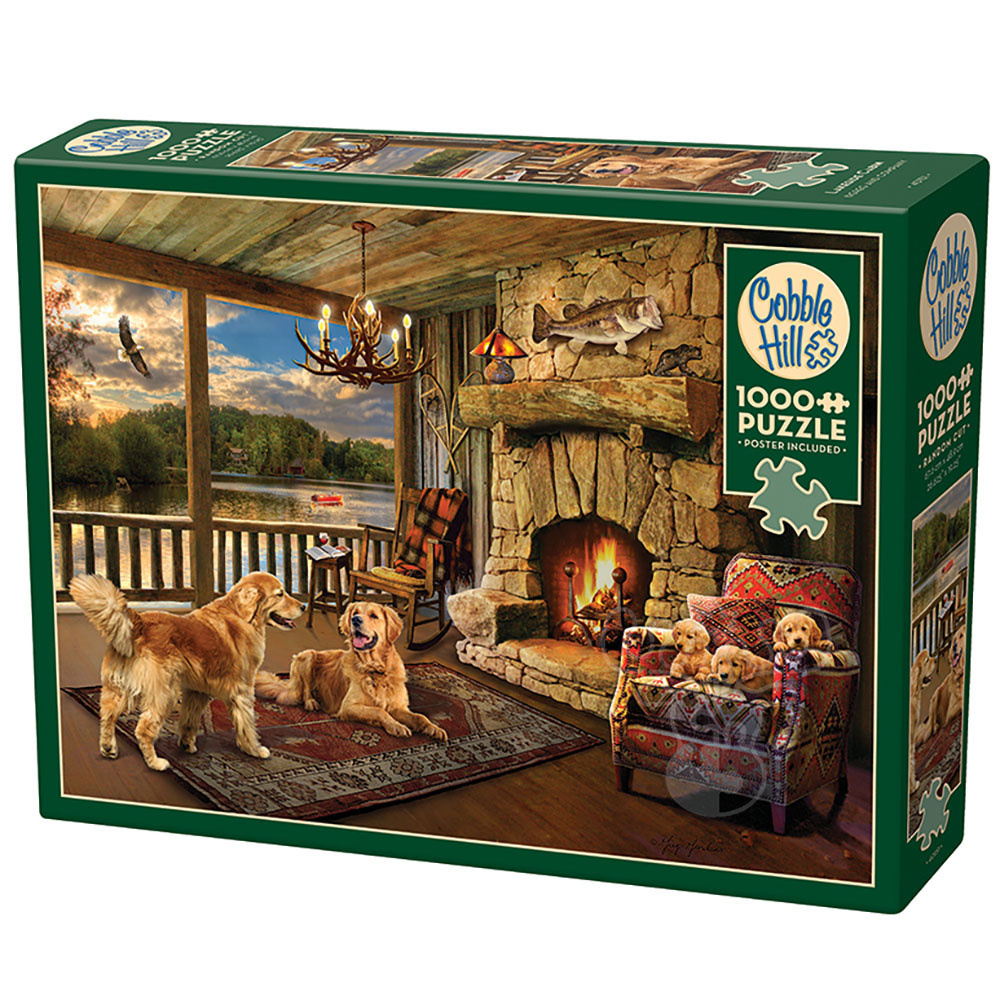 Cobble Hill Lakeside Cabin Puzzle 1000pcs Puzzles Canada