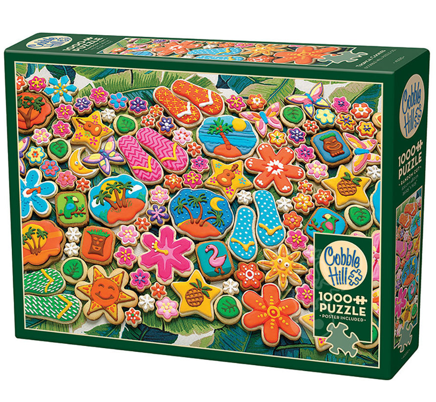 Cobble Hill Tropical Cookies Puzzle 1000pcs