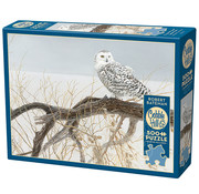 Cobble Hill Puzzles Cobble Hill Fallen Willow - Snowy Owl Puzzle 500pcs