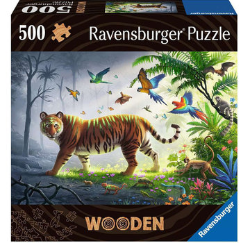 Ravensburger Ravensburger Jungle Tiger Wooden Puzzle 500pc