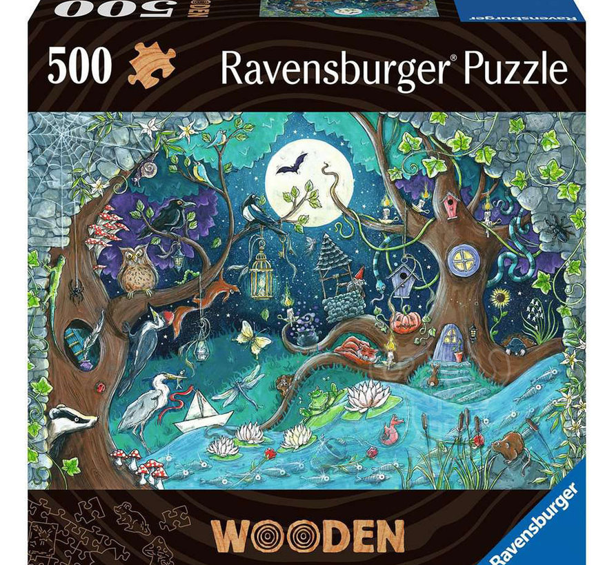 Ravensburger Fantasy Forest Wooden Puzzle 500pc