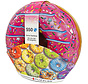 Eurographics Donut Rainbow Puzzle 550pcs in a Donut Shaped Tin