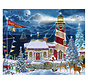 Vermont Christmas Co. Christmas Lighthouse Puzzle 1000pcs