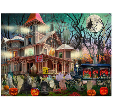 Vermont Christmas Company Vermont Christmas Co. Haunted Mansion Puzzle 550pcs