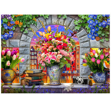 Vermont Christmas Company FINAL SALE Vermont Christmas Co. Vases in Amsterdam Puzzle 1000pcs
