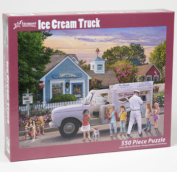Vermont Christmas Company Vermont Christmas Co. Ice Cream Truck Puzzle 550pcs