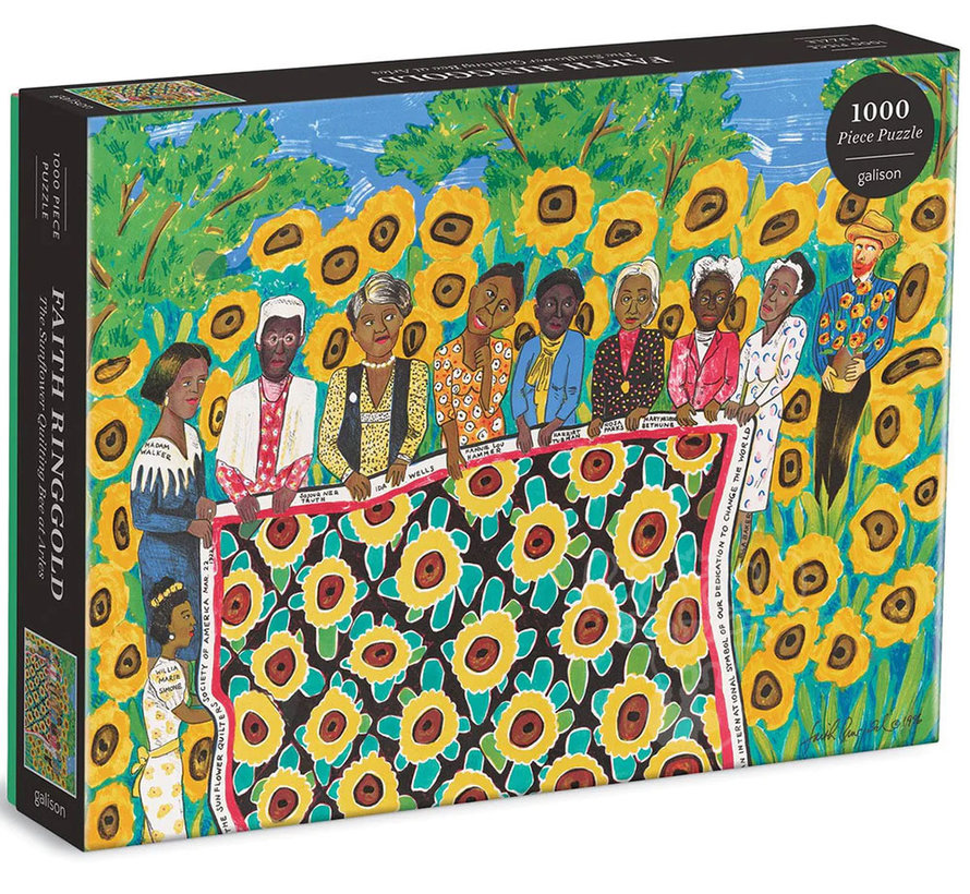 Galison Faith Ringgold The Sunflower Quilting Bee at Arles Puzzle 1000pcs