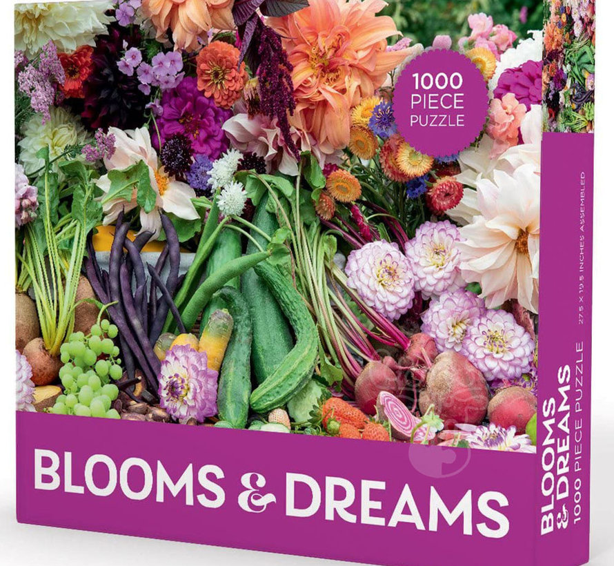 FINAL SALE Gibbs Smith Blooms & Dreams Puzzle 1000pcs