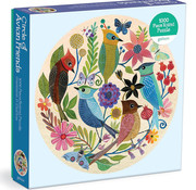 Galison Galison Circle of Avian Friends Round Puzzle 1000pcs