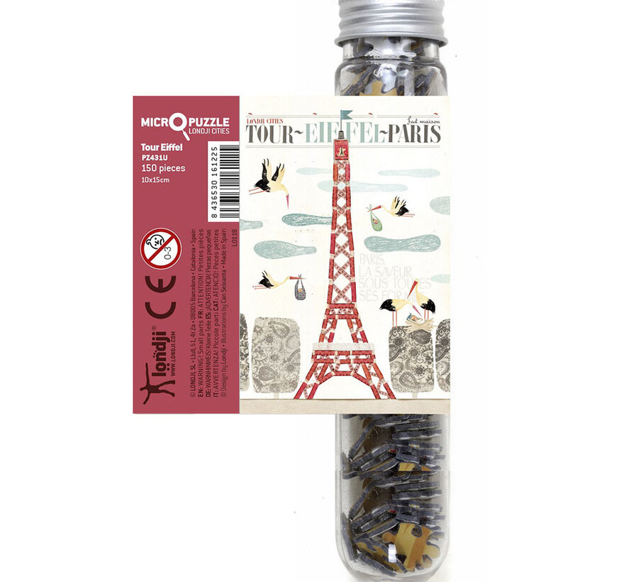 Londji Cities: La Tour Effiel Paris Micro Puzzle 150pcs