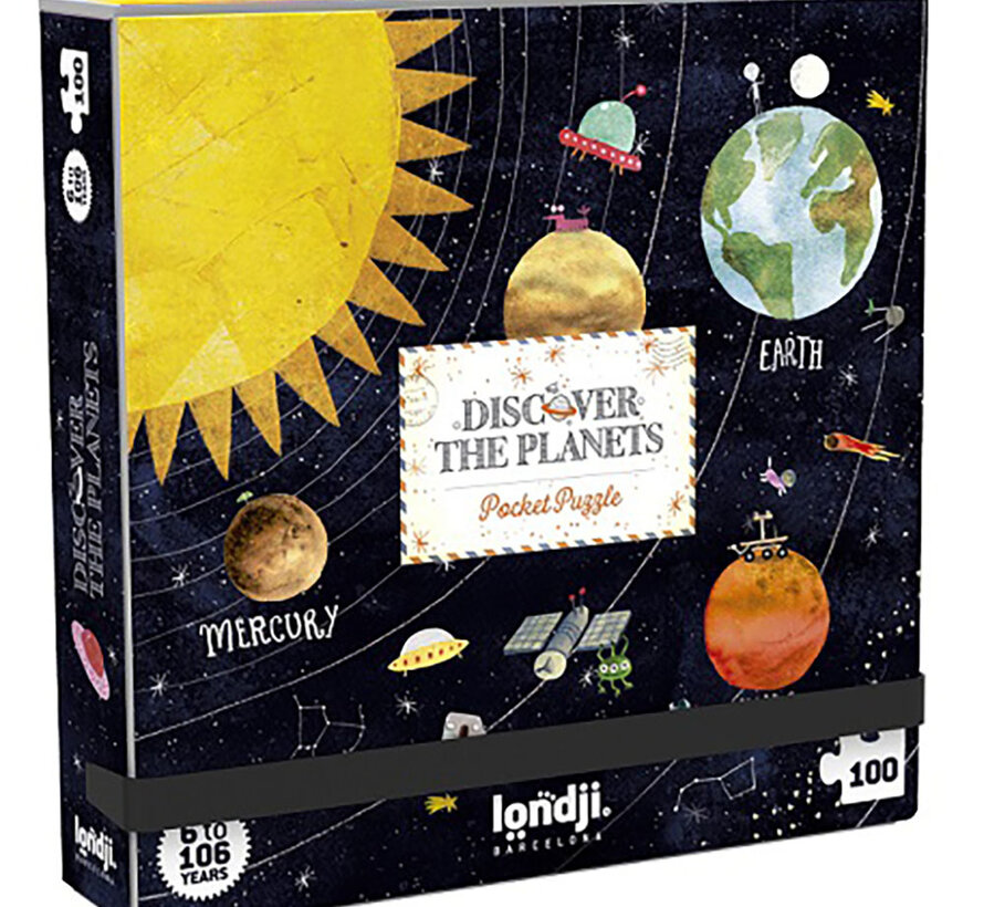 Londji Discover the Planets Pocket Puzzle 100pcs
