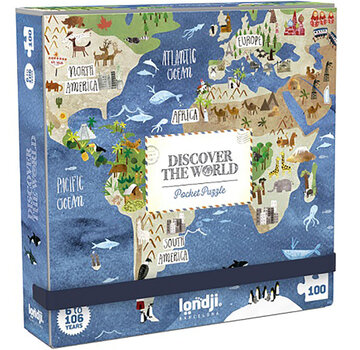 Londji Londji Discover the World Pocket Puzzle 100pcs