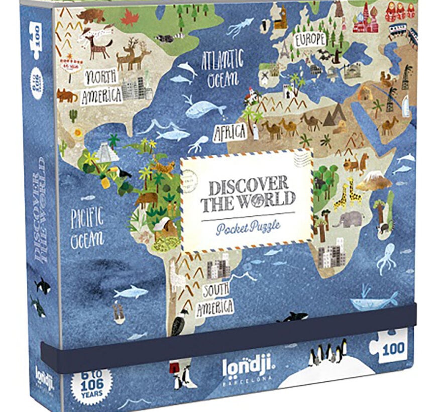Londji Discover the World Pocket Puzzle 100pcs