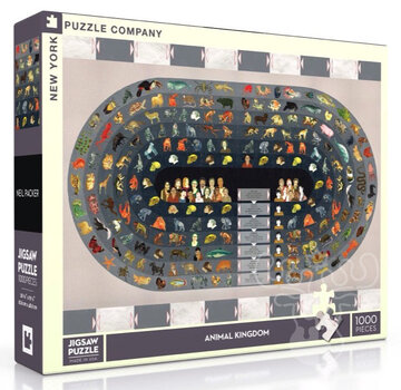 New York Puzzle Company New York Puzzle Co. Neil Packer: Animal Kingdom Puzzle 1000pcs