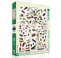 FINAL SALE New York Puzzle Co. Vintage Collection: Insects ~ Insectes Puzzle 1000pcs