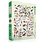New York Puzzle Co. Vintage Collection: Insects ~ Insectes Puzzle 1000pcs
